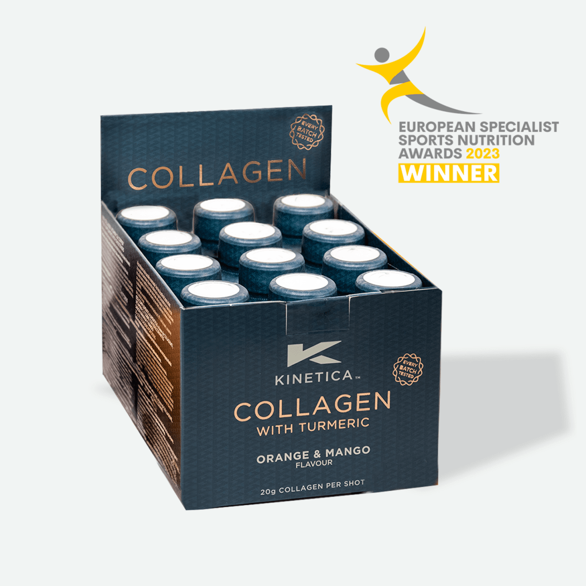 Kinetica Collagen Shot med Gurkmeja 12-pack